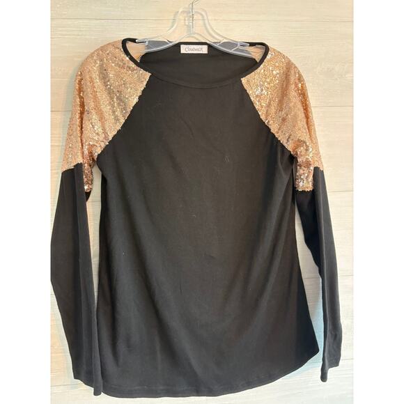 Black sequin top - Picture 2 of 6